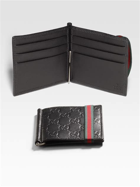 mens smlg gucci|gucci money clip wallet.